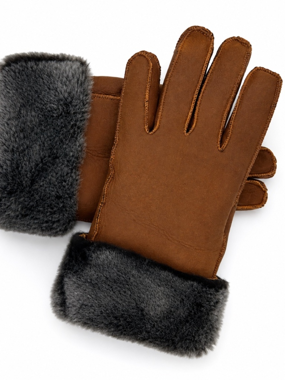 Unisex Premium Shearling Sheepskin Leather Gloves
